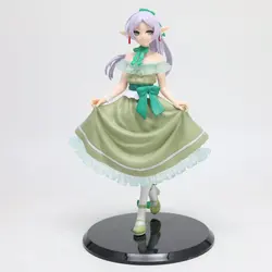 Frieren Dress Standing Pose Anime Figurine - 19cm Decorative Gift Piece - 19cm (Frieren)