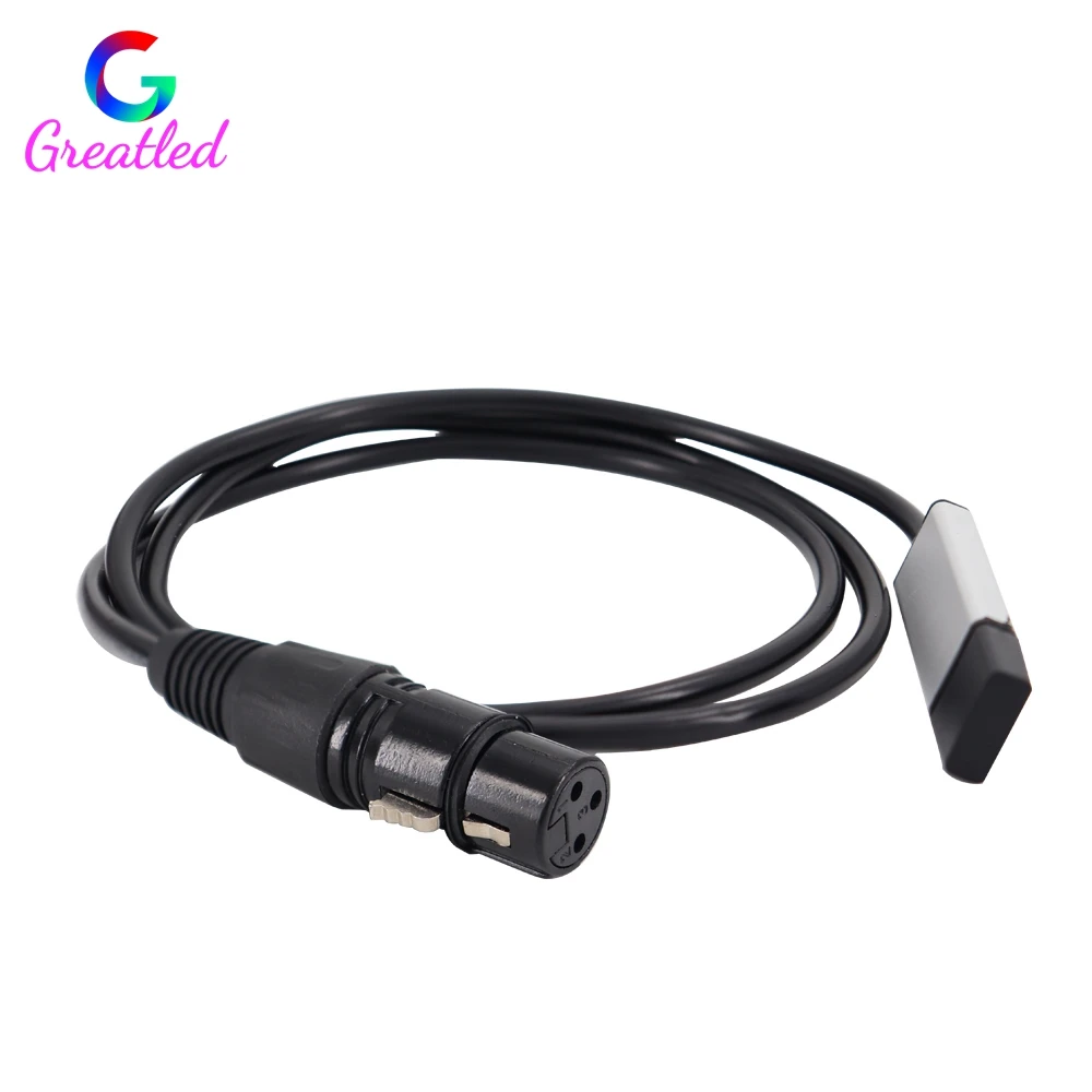 Adattatore Di Interfaccia Da Usb A Dmx Convertitore Di Controller Della Luce Da Palcoscenico Led Dmx512 Cavo Dimmer Per Controller Di Illuminazione Da