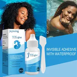 Waterproof Oil Resistant Hair Glue for Wig Adhesive Glue 38ml Lace Wig Glue For Lace Wigs Adhesive Tape Remover Glue Wig Tape