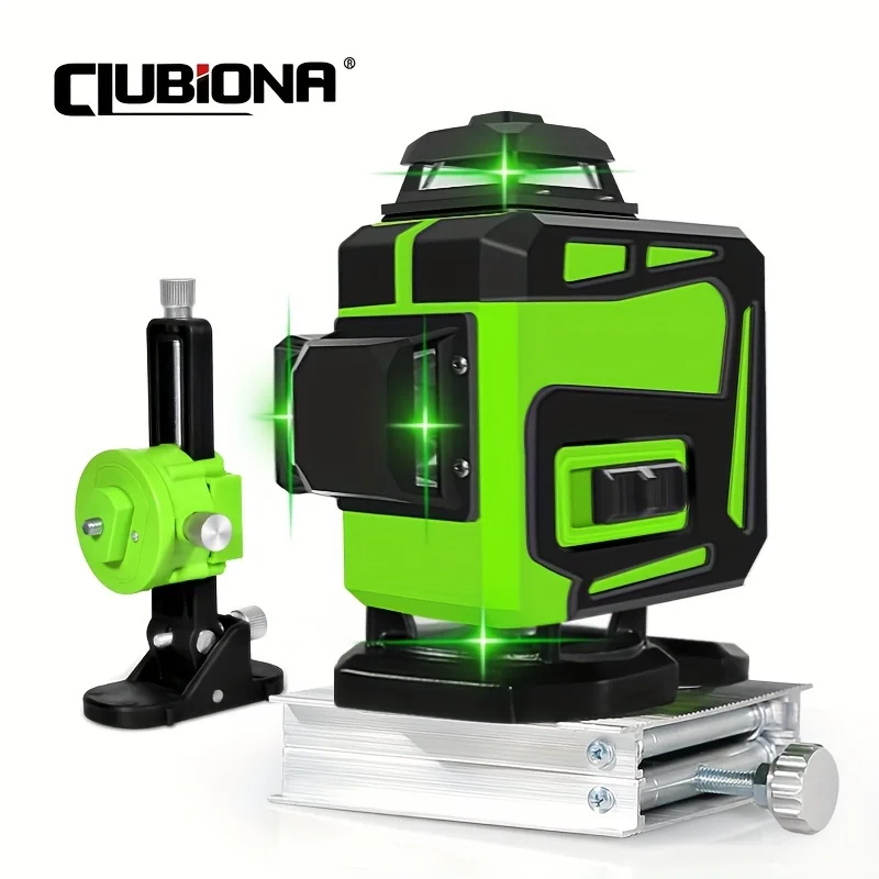 Clubiona 16 green lines laser level self-leveling 360 horizontal and vertical laser level