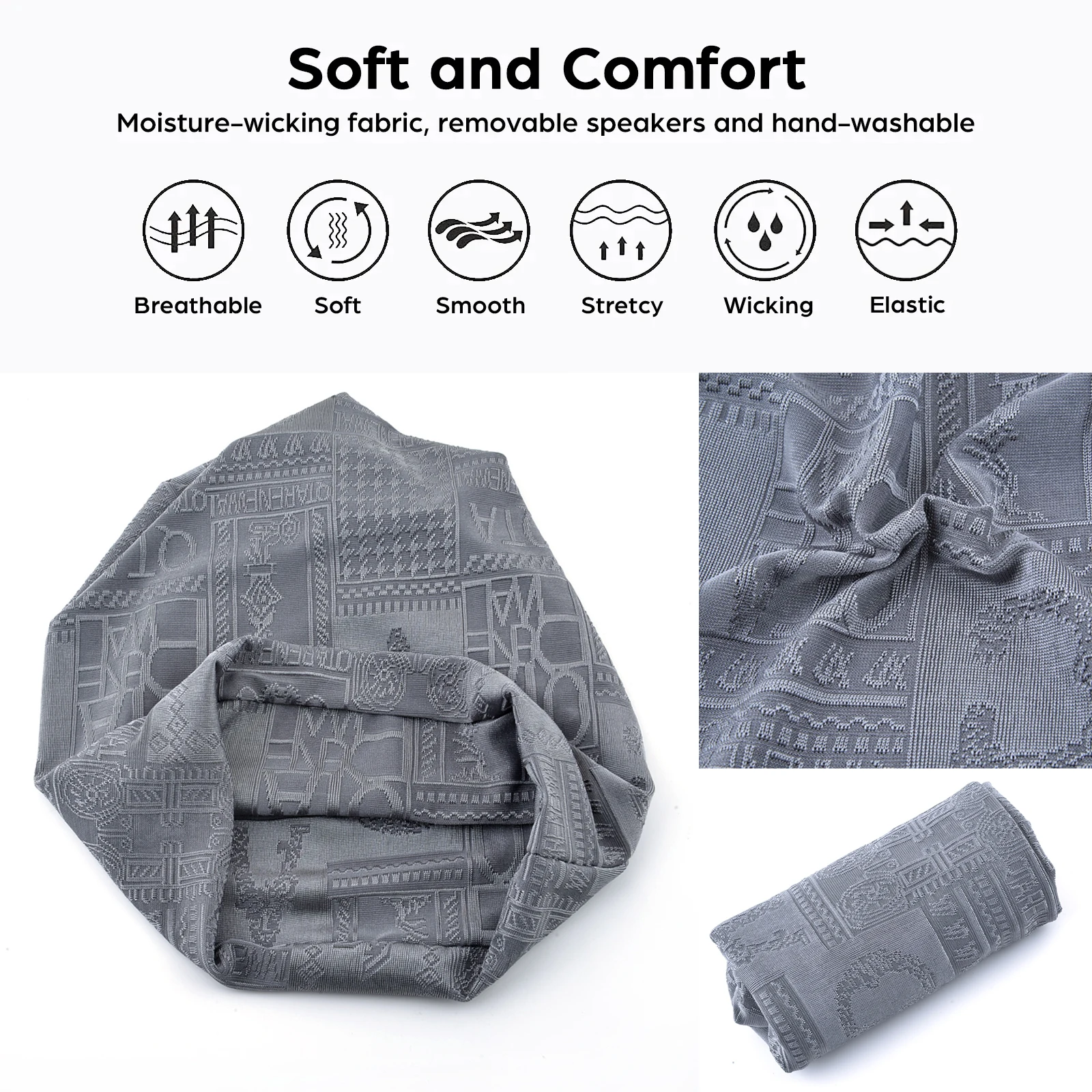 Wireless Bluetooth Headphones Hat Outdoor Sunshade Sports Music Hedset Cap Soft Breathable with Microphone for Handsfree Call