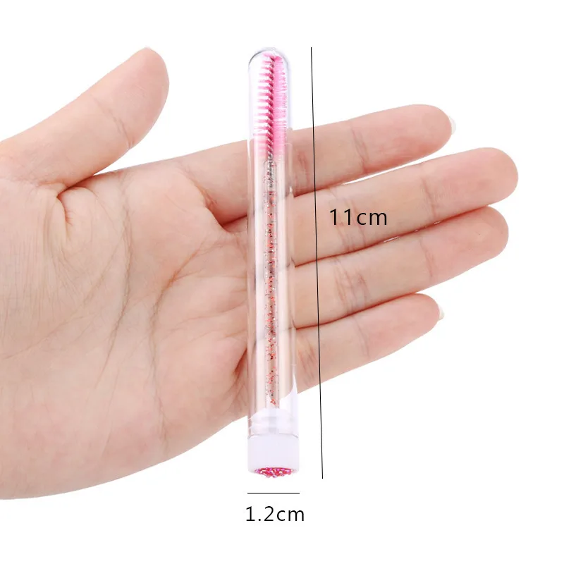재사용 가능한 속눈썹 브러시 튜브, 속눈썹 연장, 눈썹 브러시, 수지 드릴, 교체 가능한 마스카라 지팡이, 방진 메이크업 세트, 10 개