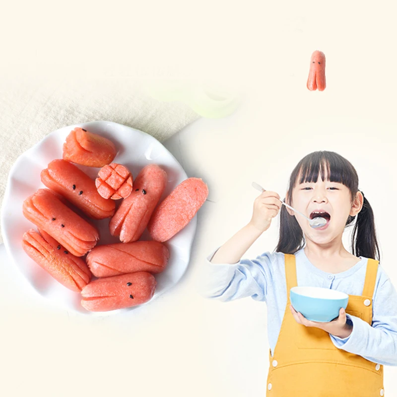 3PCS Sausage Hot Dog Cutter Set Flower Crab Octopus Style Ham Sausage Cutter Kitchen Cutting Mold DIY Lunch