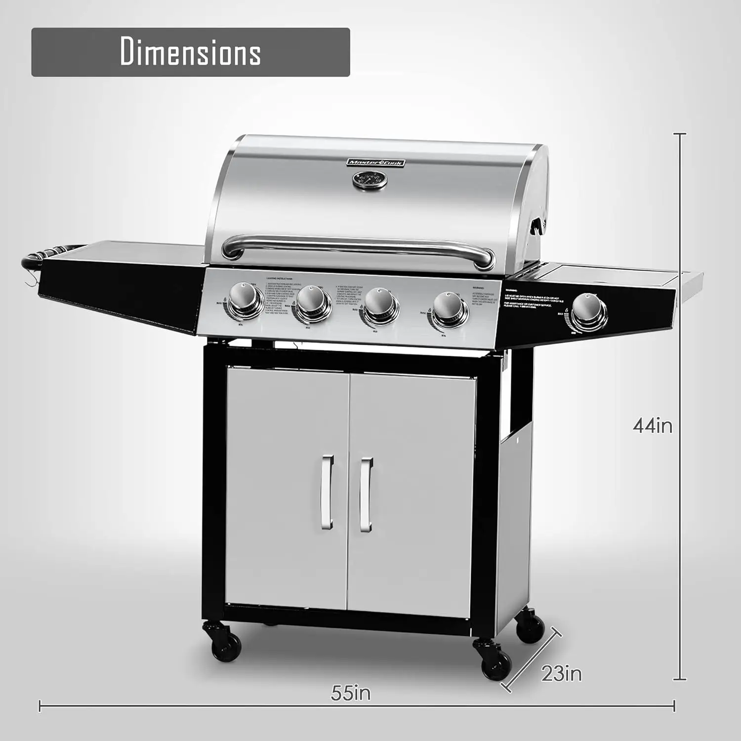Cabinet Style Gas BBQ Grill 2