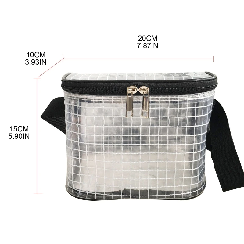 Anti-Static Waist Bag Fanny Pack PVC Cleanroom Clear Tool Bags for Engineer