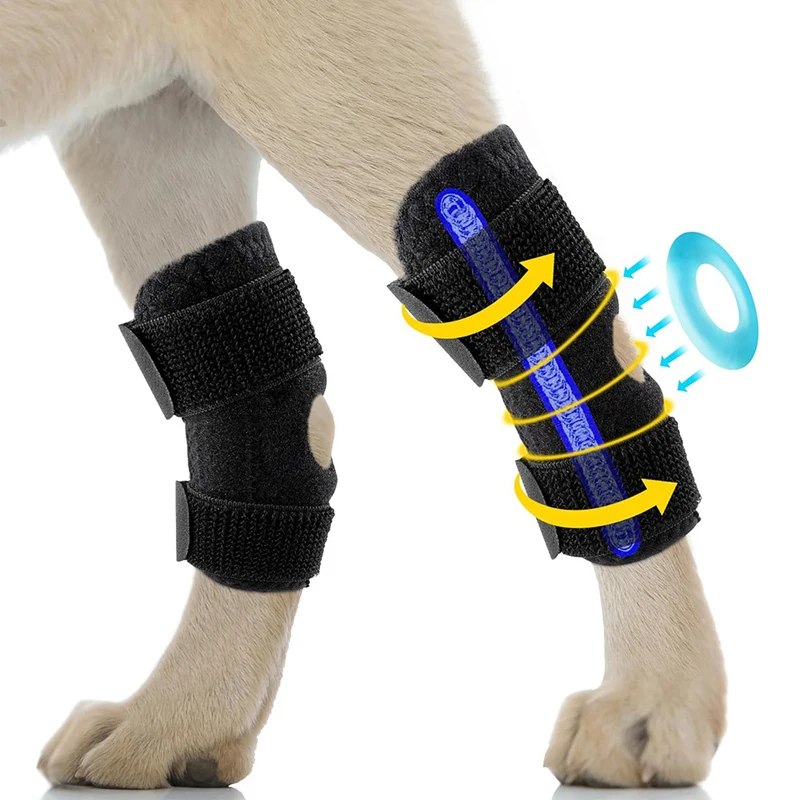 Pet Injury Recovery Knee Pads - Breathable Leg Support Wrap