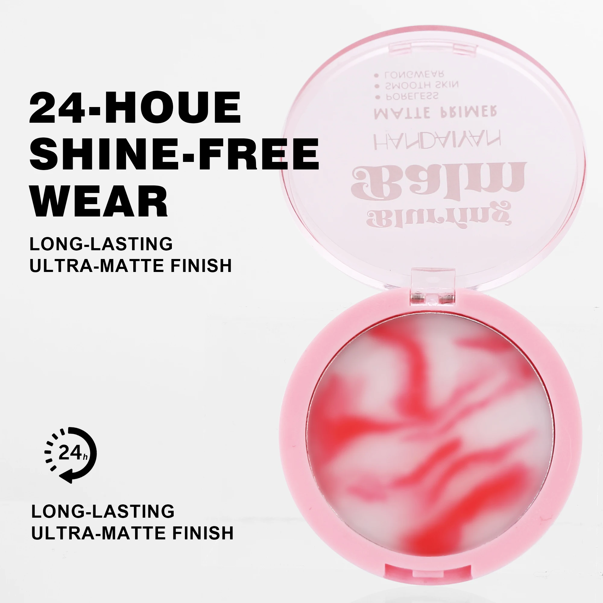 Setting powder HANDAIYAN Super Smooth Natural Setting Powder Pressed Waterproof Concealer Long-lasting Face Makeup Cosmetics