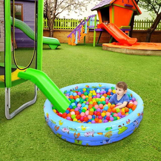 7ft Trampoline Fisher Price Trampoline With Slide Climb 'n Slide