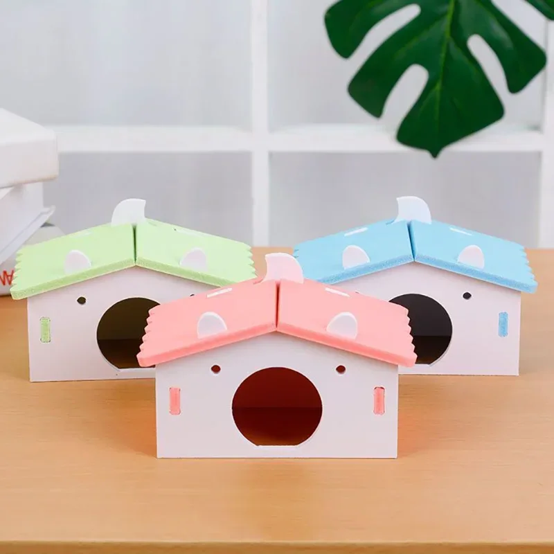 Cage For Hamster Guinea Pig Rat Hamster House Toy Plastic Cage Hideout Small Animal House Accessories pet house,pet cage
