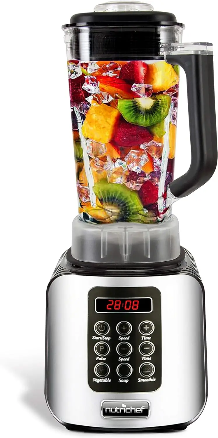 

Kitchen Countertop Blender - Professional 1.7 Liter Capacity Home Food Processor Compact Blender for Shakes and Smoothies w/ Pul