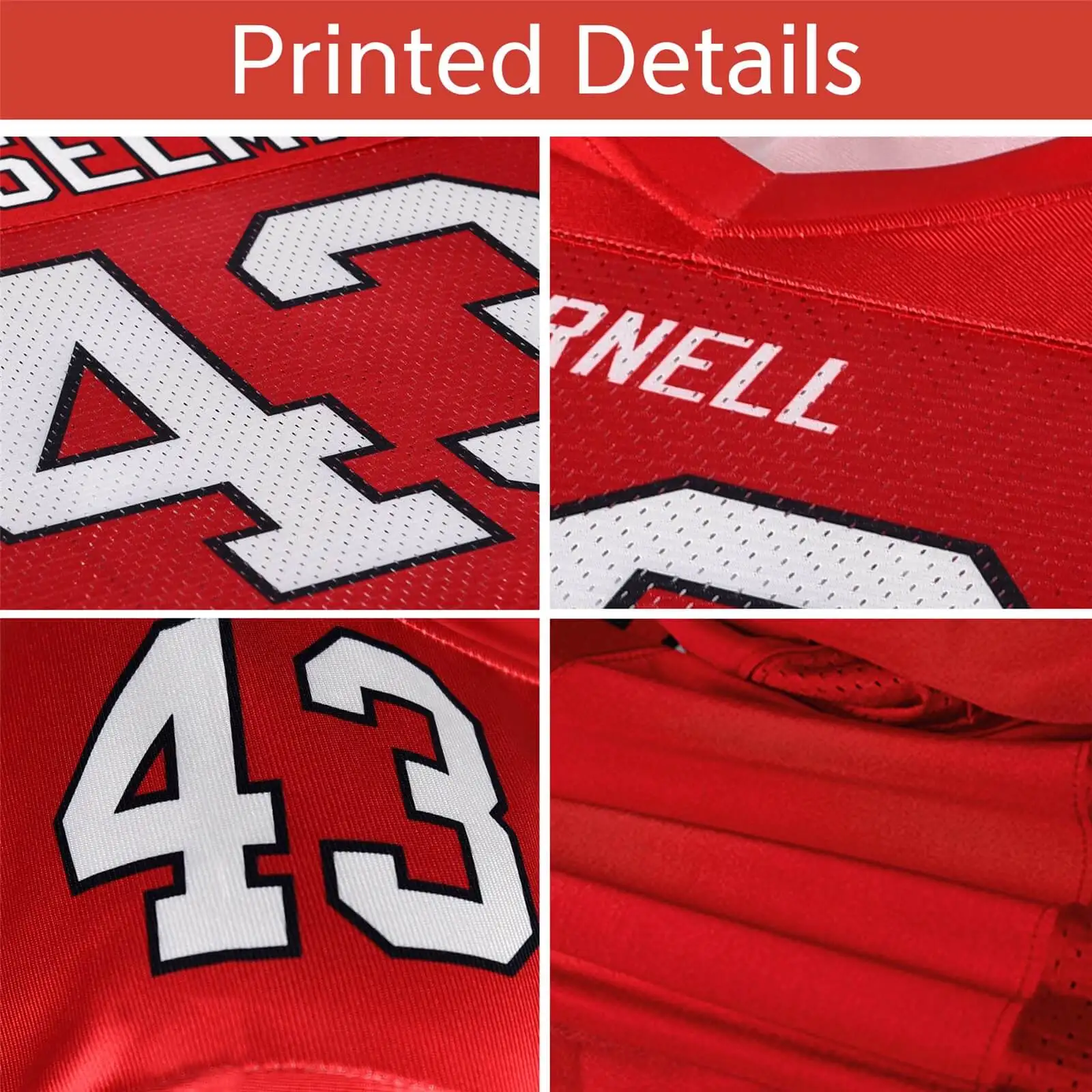 Custom Football Jersey Design Printing Team Name Number Practice Football Uniform for Adult S-7xl