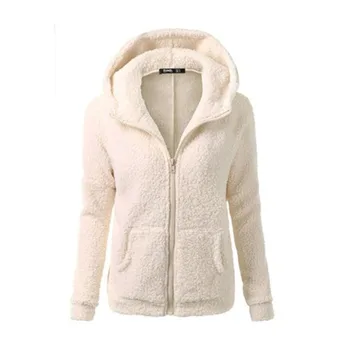 Women's Autumn Loose Warm Casual Cashmere Coat Winter Running Jacket Outdoor Cashmere Sports Coat Gym Clothing Top 2023 3