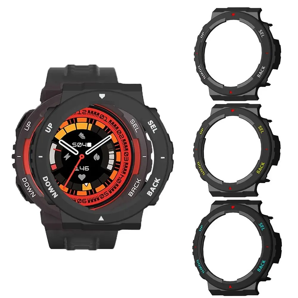 PC Protective Case Amazfit Active Edge Smart Watch Strap Anti-Scratch Screen Protector Frame Full Cover Shell Bumper apple watch screen protector,watch screen protector case,watch screen protector,apple watch screen protector case,watch protective case,watch cover,watch protective cover,apple watch case,tpu protective case,bumper protective case