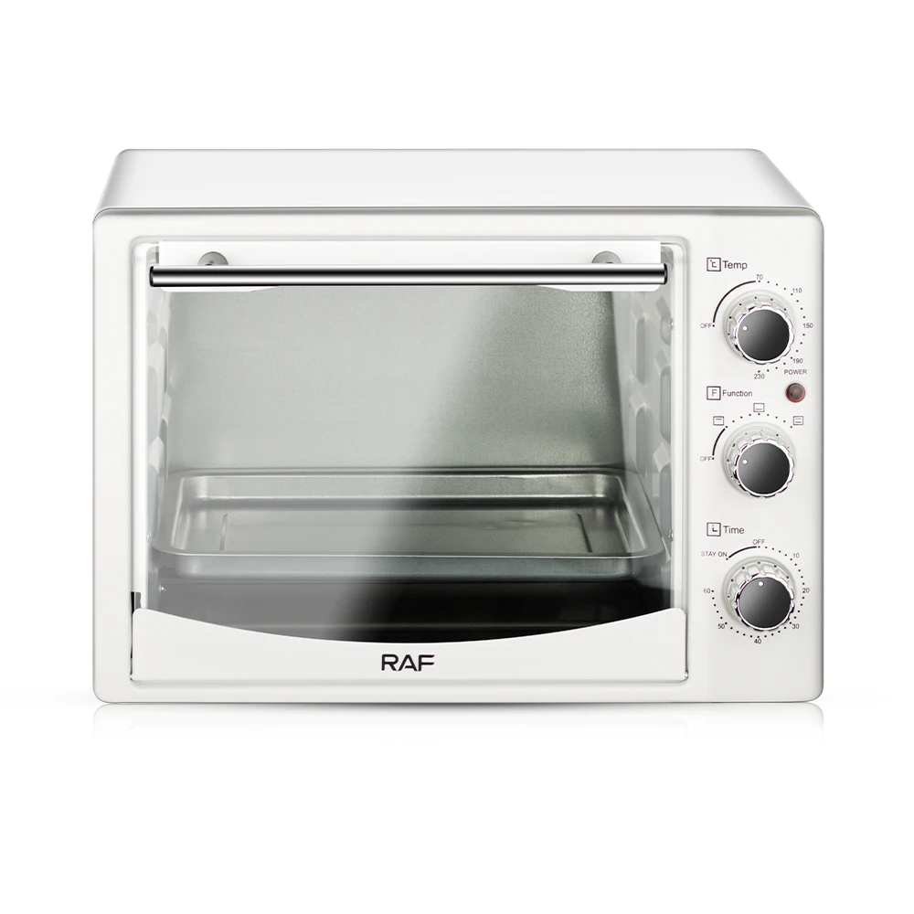 26L 1300W Free Timing Multifunctional Countertop Electric Toaster Pizza Oven with Visual Glass Door