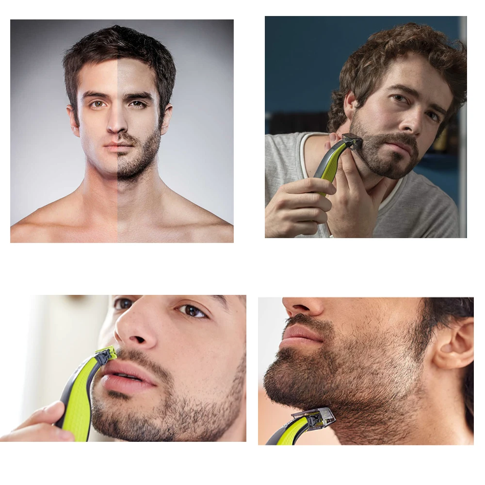 MLG Washable Rechargeable Electric Shaver Beard Razor Body Trimmer Hair Face Care Cleaning Men Shaving Machine 4