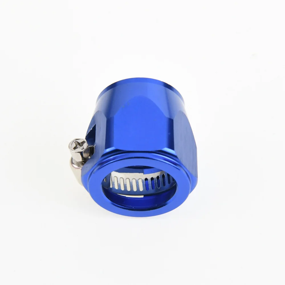 Aluminium Hose Clamp AN4/AN6/AN8/AN10/AN12 Hose End Finisher Fuel Oil Clip Water Pipe Clamps Hex Finishers stainless steel clips,fuel hose clamp finishers