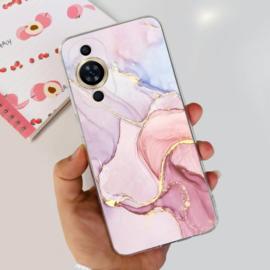 Cute Painted Clear Silicone Soft TPU Phone Case for Huawei Nova 11 Series