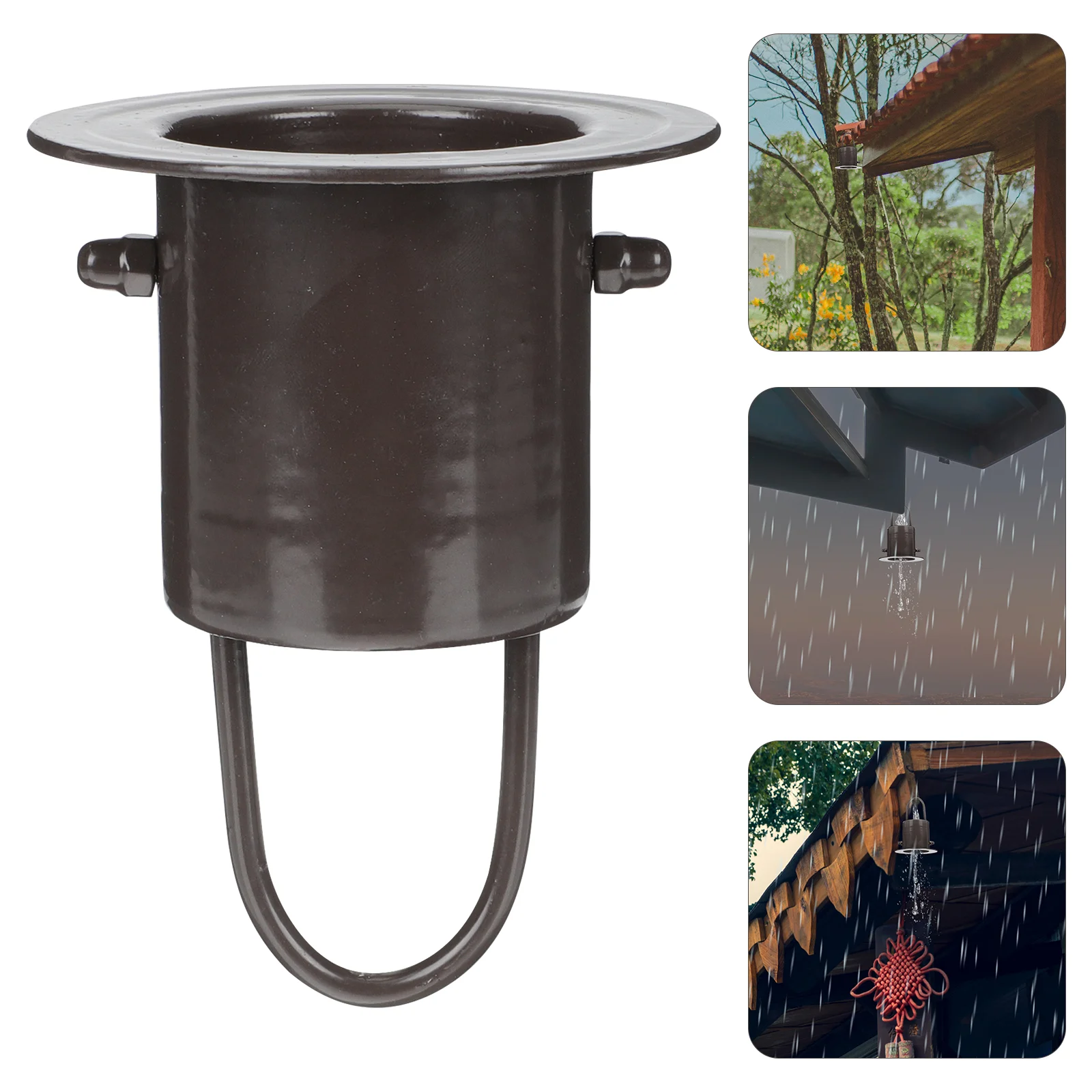 

Rain Chain Chain Accessories The Rainwater Catcher Aluminum Alloy Metal Adapter Decorative Chimes Cups
