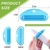 4Pcs Multifunctional Toothpaste Squeezer Manual Squeezers Toothpaste Tube Clips Facial Cleanser Dispenser Bathroom Accessories 4