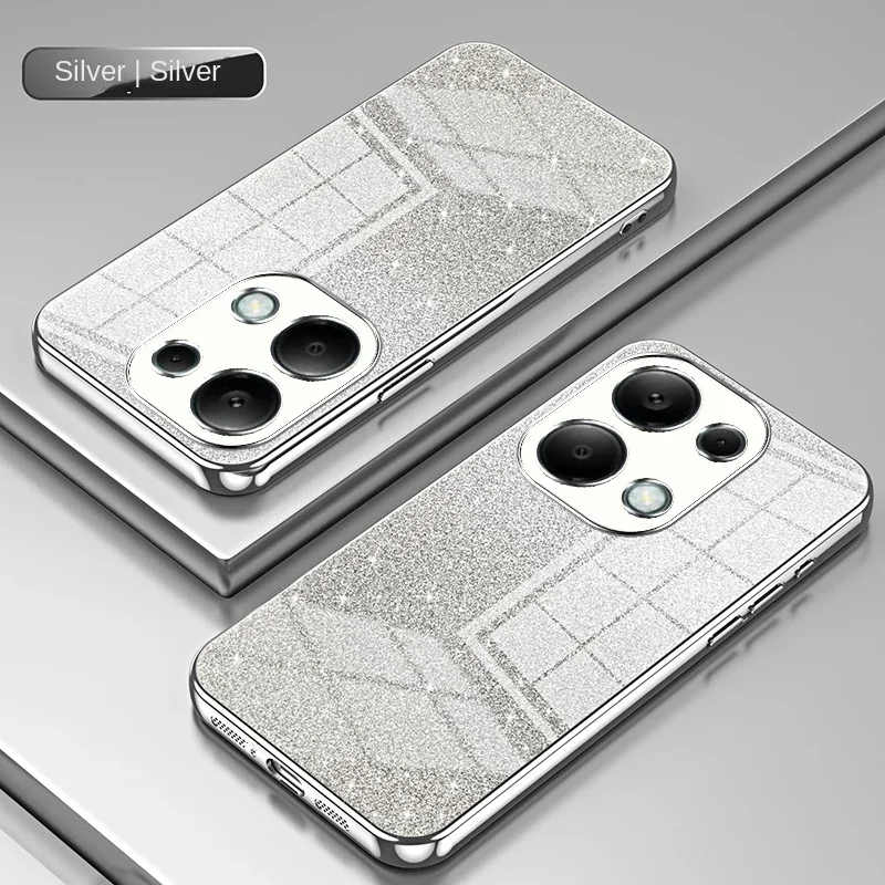 Sparkling Soft TPU Glitter Slim Protective Back Cover for Xiaomi Redmi Note 13 Pro