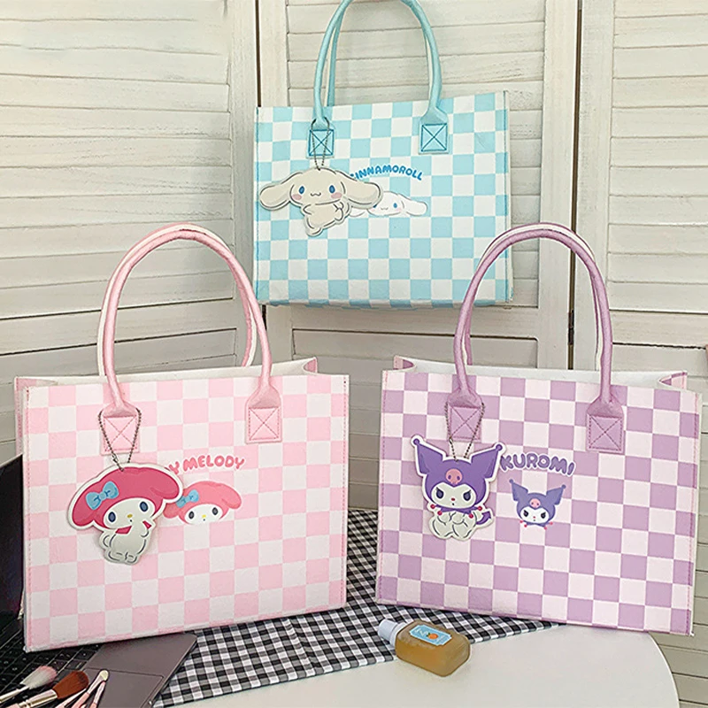 

Sanrio сумка Kawaii милая сумка для макияжа для путешествий милая сумка большой емкости на плечо водонепроницаемая сумка для хранения для переноски рук