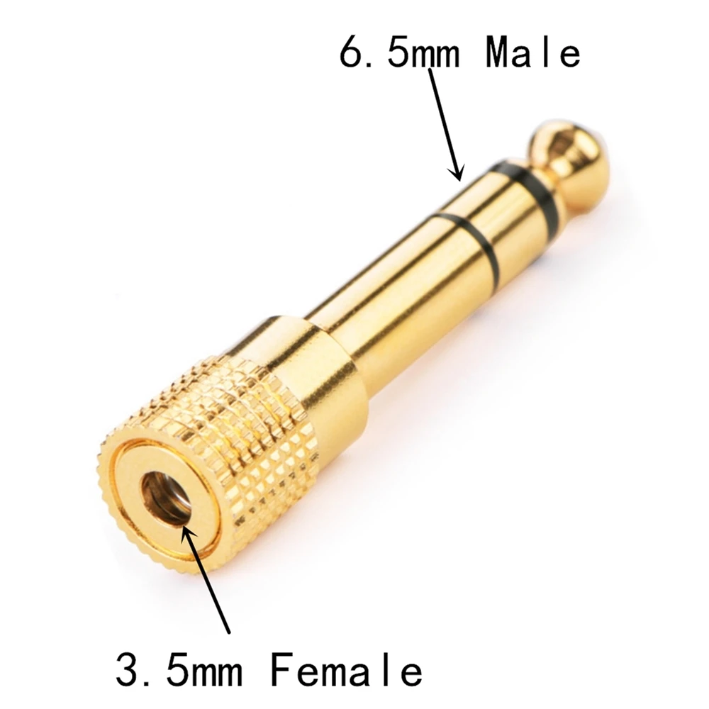 Premium Audio Cable Adapter - 3.5mm to 6.35mm Stereo AUX Converter