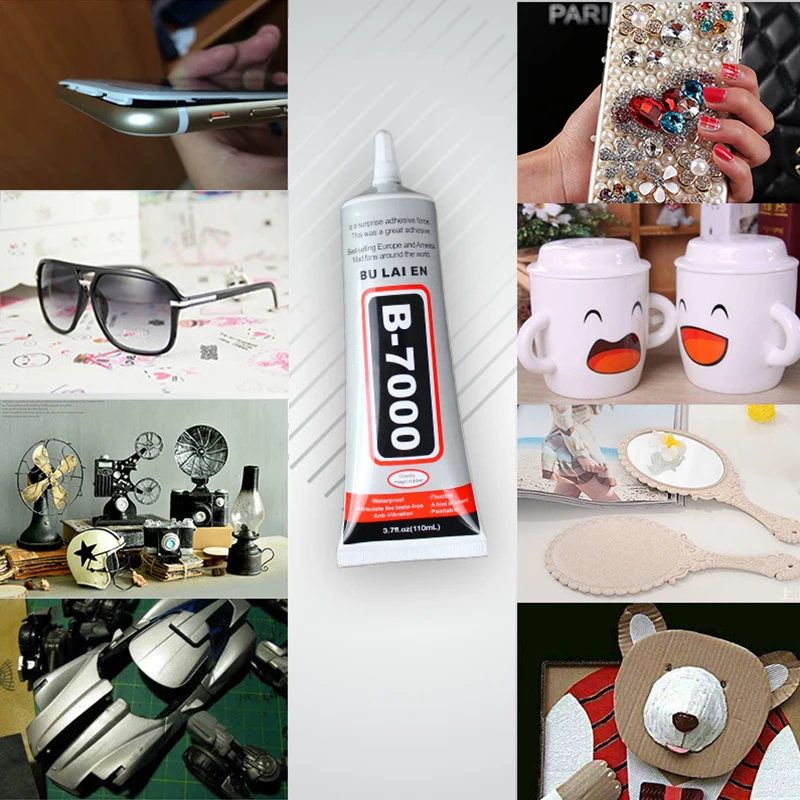 15/50/110ml B-7000 Glue T-8000 Adhesive Epoxy Resin Repair Cell Phone Touch Screen Liquid Glue Jewelry Craft Adhesive Glue 5