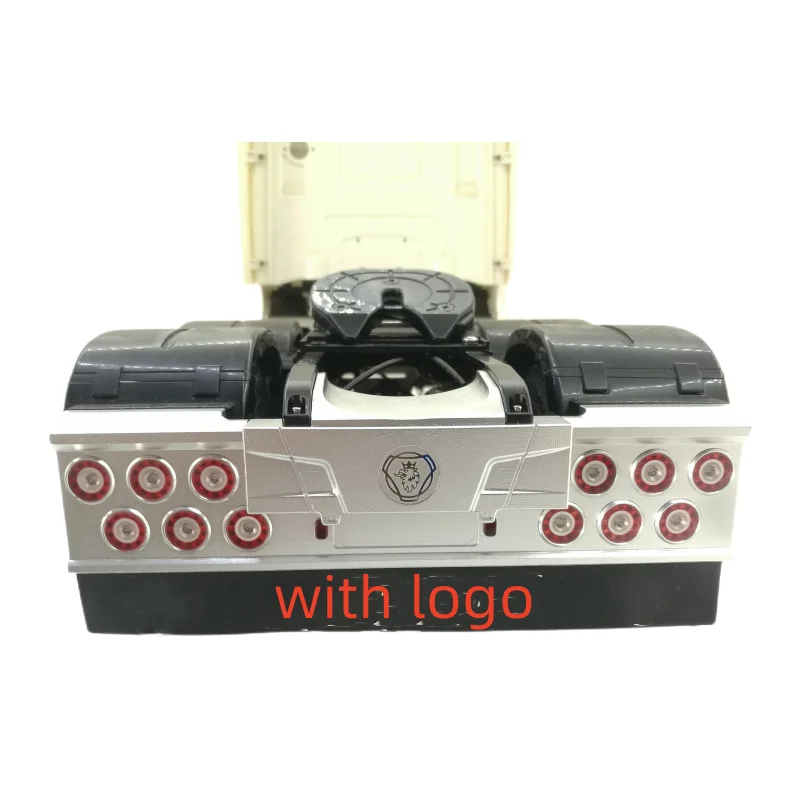 CNC LED Tail Light Rear Bumper Lamp for Tamiya 1/14 Truck RC Cars Scania King Stiholt Tamiya LESU Truck Upgrade Accessories 4