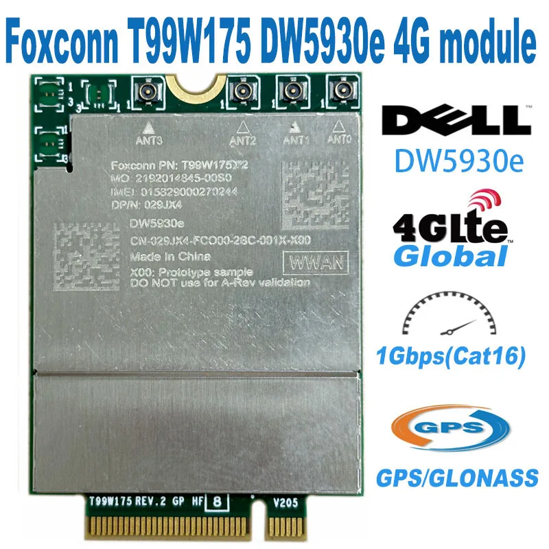 5430 7330, lte, módulo 5g, dw5930e x55, 5g, t99w175