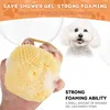 New Bath Massage Brush Bathroom Multifunctional Puppy Big Dog Cat Soft Safety Silicone Pet Accessories for Dogs Cats Tools 5