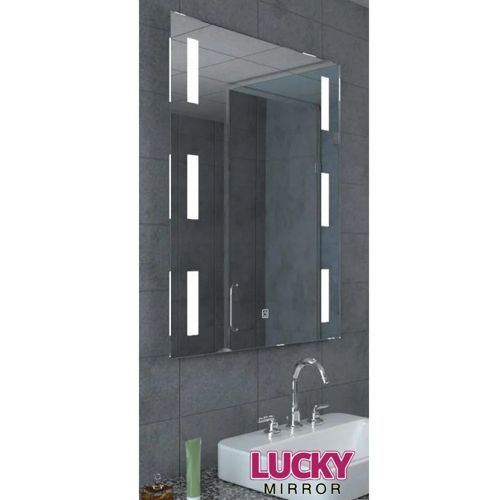 Rectangular Anti Fog Smart LED Bathroom mirror with Bluetooth Magnifier