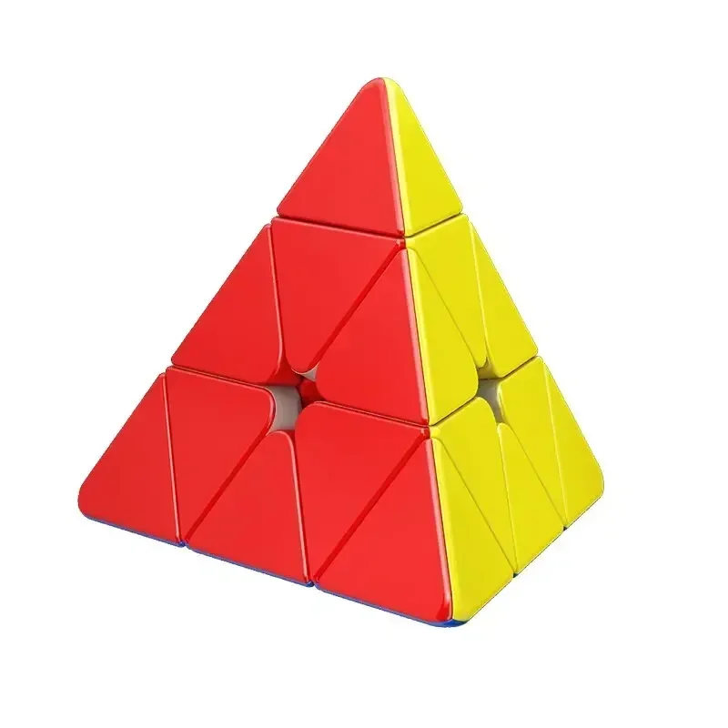 CubeZone-MOYU RS Pyraminx Magnetic Magic Speed Cube Moyu RS M Maglev Professional Fidget Toys RS M Pyramid Cube Cubo Magico Puzz 6