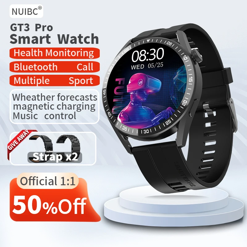 Per Huawei Smart Watch Men Sport Pedometro Impermeabile Health Monitor Sveglia Bluetooth Call And Photo Watches For Man