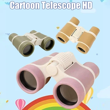 Children Magnification Jungle Binoculars Magnifying Glass Portable Shockproof Telescope For Birthday Hiking Presents Camping