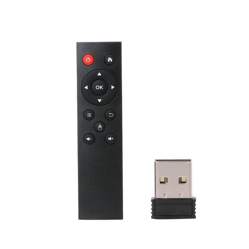 Mini Remote Control USB Wireless Receiver 2.4G Support for Android Box IPTV HTPC Mini PC for Windows for Mac OS Dropship