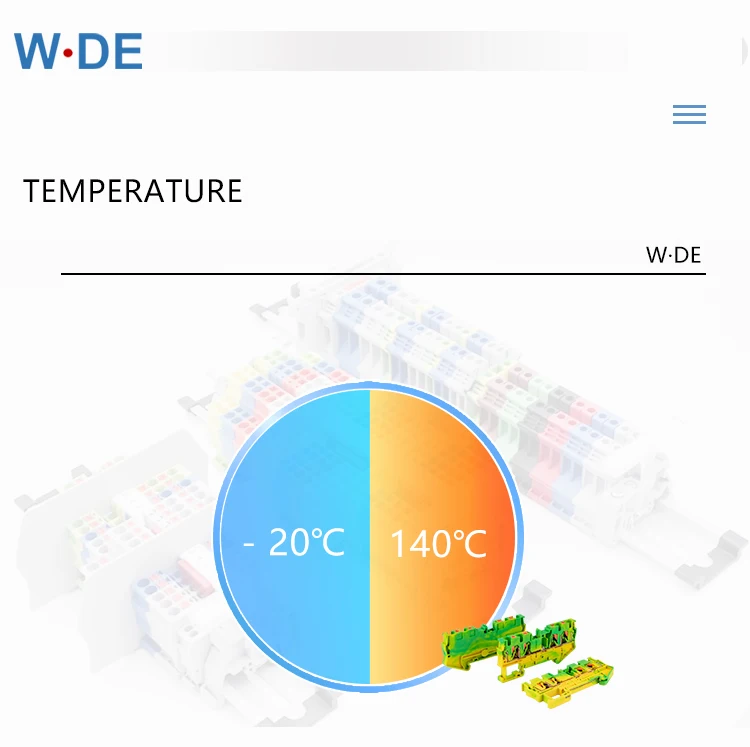 blocos de terminais de fonte de conexão ao bloco de condutor de fio