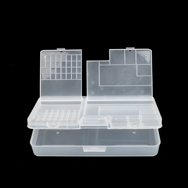 Multifunctional Double Layer Storage Box for Mobile Phone Motherboard IC Parts Repair Tools