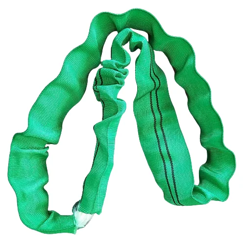 

Endless Round Webbing Sling Color Code High Tenacity Polyester WLL 1/2/5/8/10 Ton Grease Oil Resistant