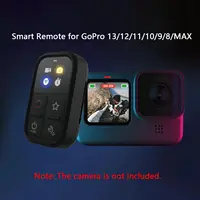 Для экшн-камеры Insta360 X5 X4 X3 GO3S Ace Pro 2, беспроводной водонепроницаемый Bluetooth-пульт дистанционного управления, диапазон 50 м, светодиодный экран, ремешок на запястье — изображение 4