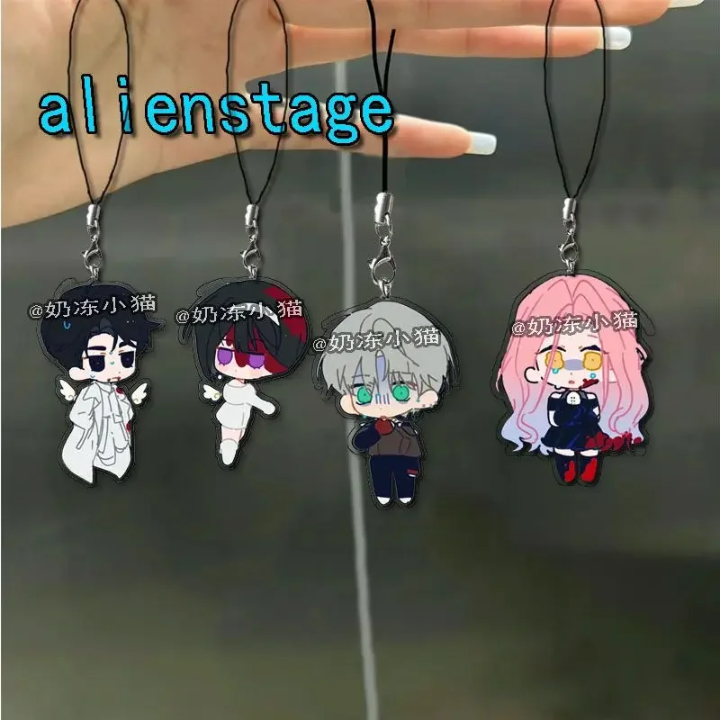 

Alien Stage Kawaii МОБИЛЬНЫЙ ТЕЛЕФОН Lanyard Ivanx Till Sua Mizi акриловые подвесные ремни подвесной шнур украшение милые аксессуары подарок
