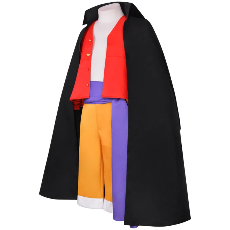  ulesoke Adult Monkey D Luffy Kimono Anime Cosplay Costume Luffy  Wano Country Robe Cape Cloak Dress Halloween Suit Man : Clothing, Shoes &  Jewelry