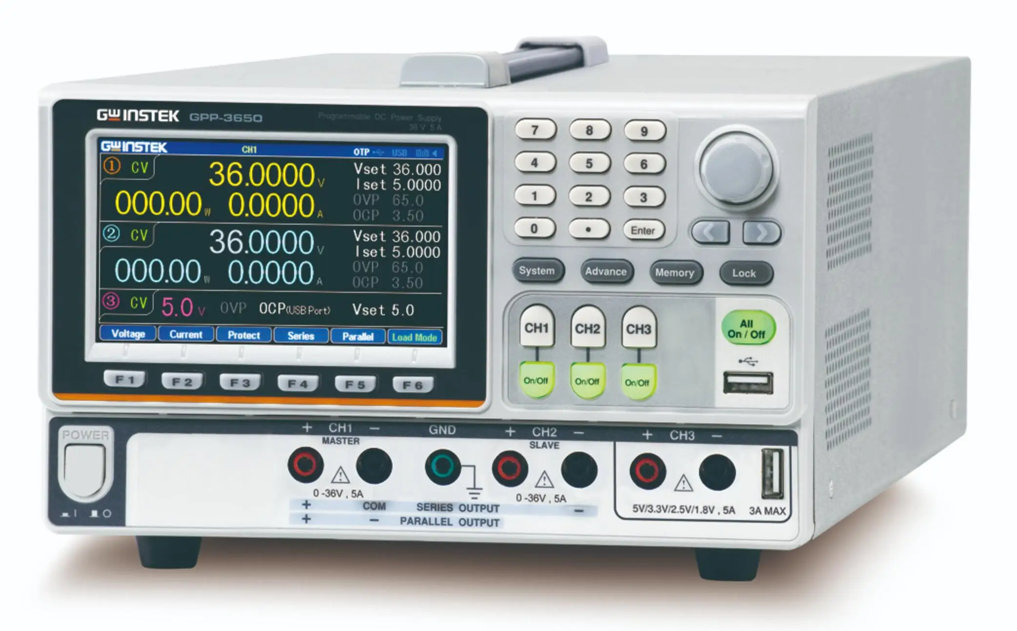 GPP-6030 Triple-Channel Programmable DC Power Supply