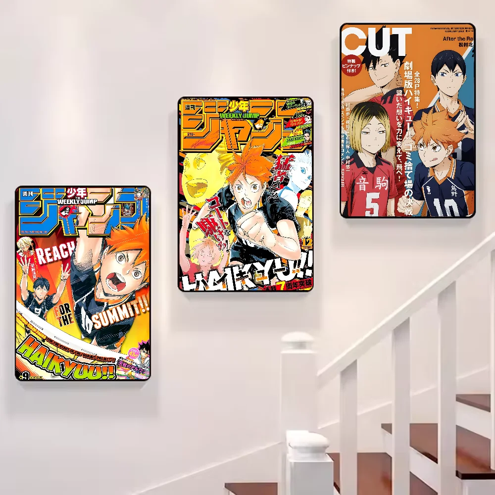 Japan Anime Haikyuu Poster HD art sticky wall waterproof home living room bedroom bar aesthetic decoration