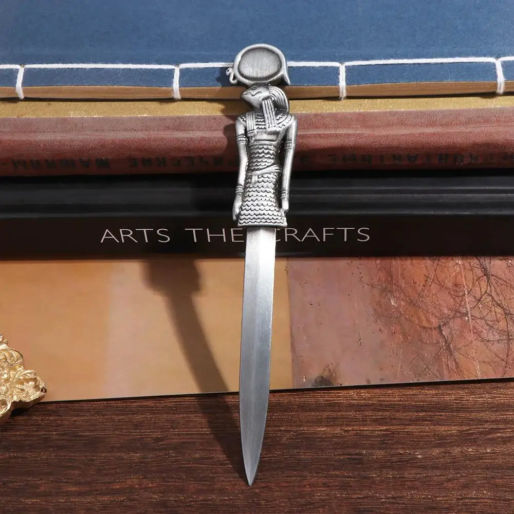 이집트 피라미드 파라오 봉투 개봉기 편지 개봉 도구 아연 합금 익스프레스 오프너 고대 DIY 공예 도구