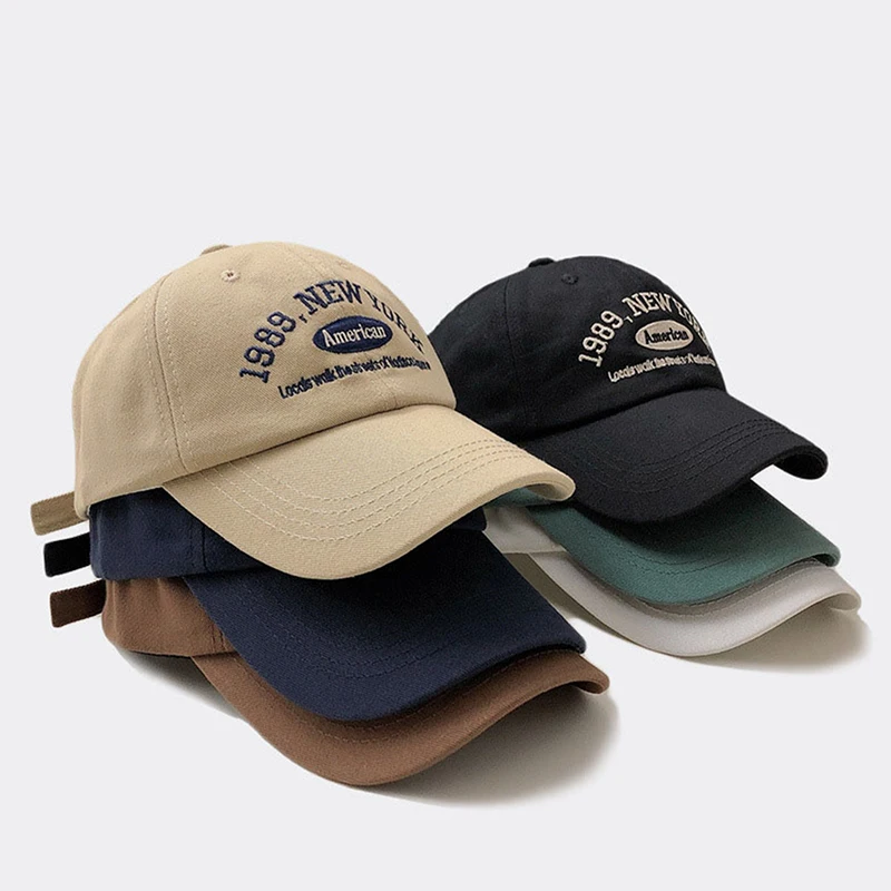 

Letter Embroidered Baseball Cap Women Men Spring Summer Curved Brim Snapback Hats Unisex Outdoor Sports Hip Hop Dad Hat