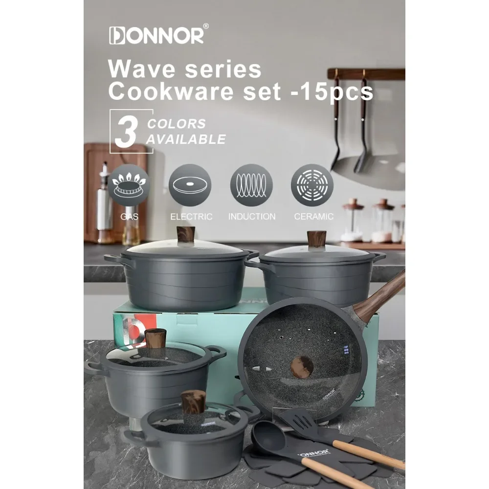 Ceramic Non-stick Pan Suitable for Home Kitchen Cooking Induction Cooker Safe and Easy To Clean PFOA-free