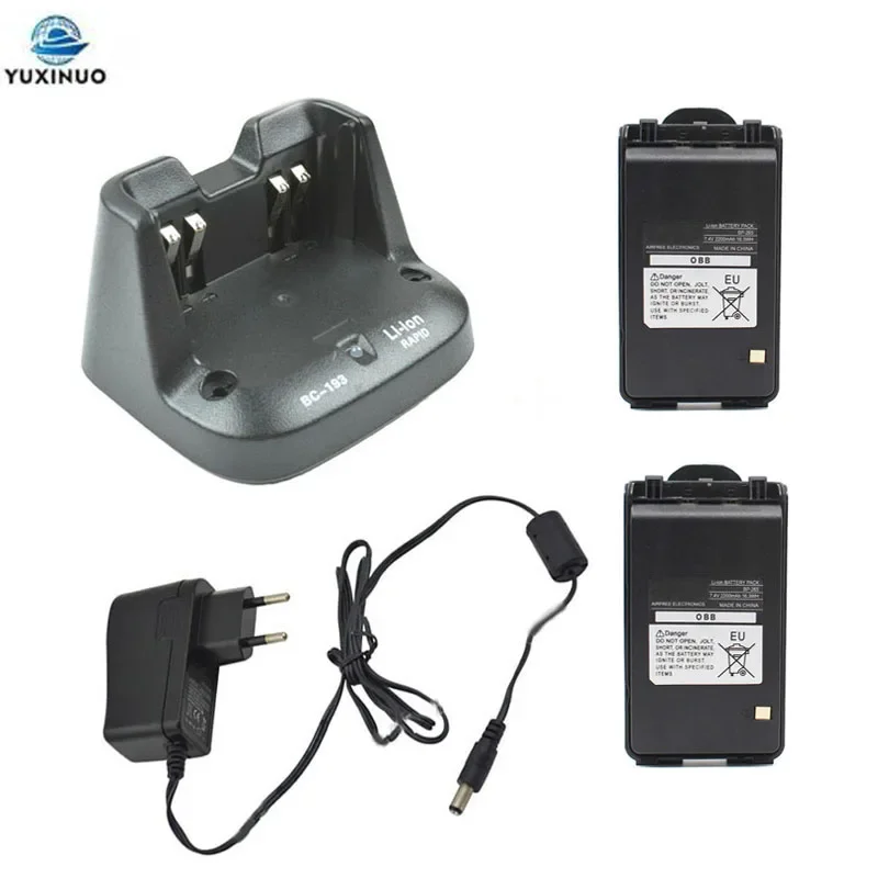 

BP-265 BP265 2200mAh Li-ion Battery + BC-193 BC193 AC Charger for ICOM IC-V80 V80E U80E S70 F3001 F3003 F3101D F4002 T70E Radio