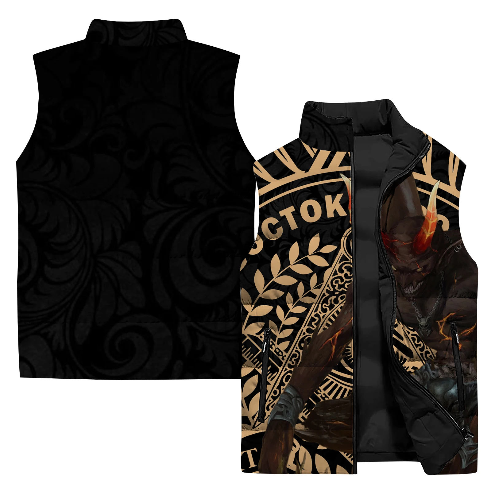thumbnail image 1 of Chaqueta sin mangas con estampado 3D para hombre, nueva chaqueta de ciclismo para deportes al aire libre, cortavientos, chaleco informal de moda para hombre, invierno 2024, 1 of 5
