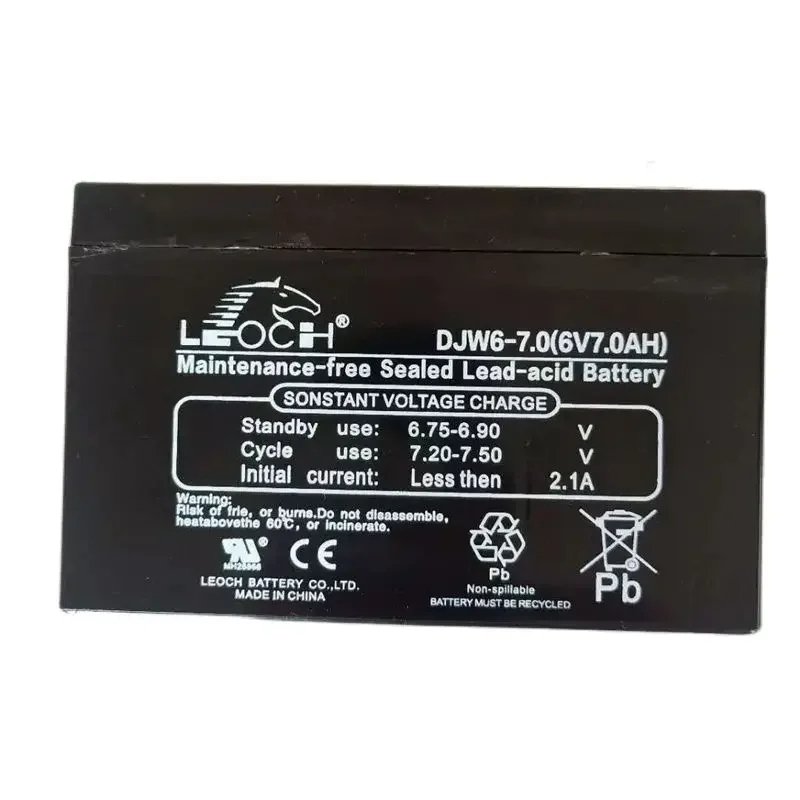 DJW6-7 6V 7000mAh Electric Vehicles Storage Battery Maintenance Free