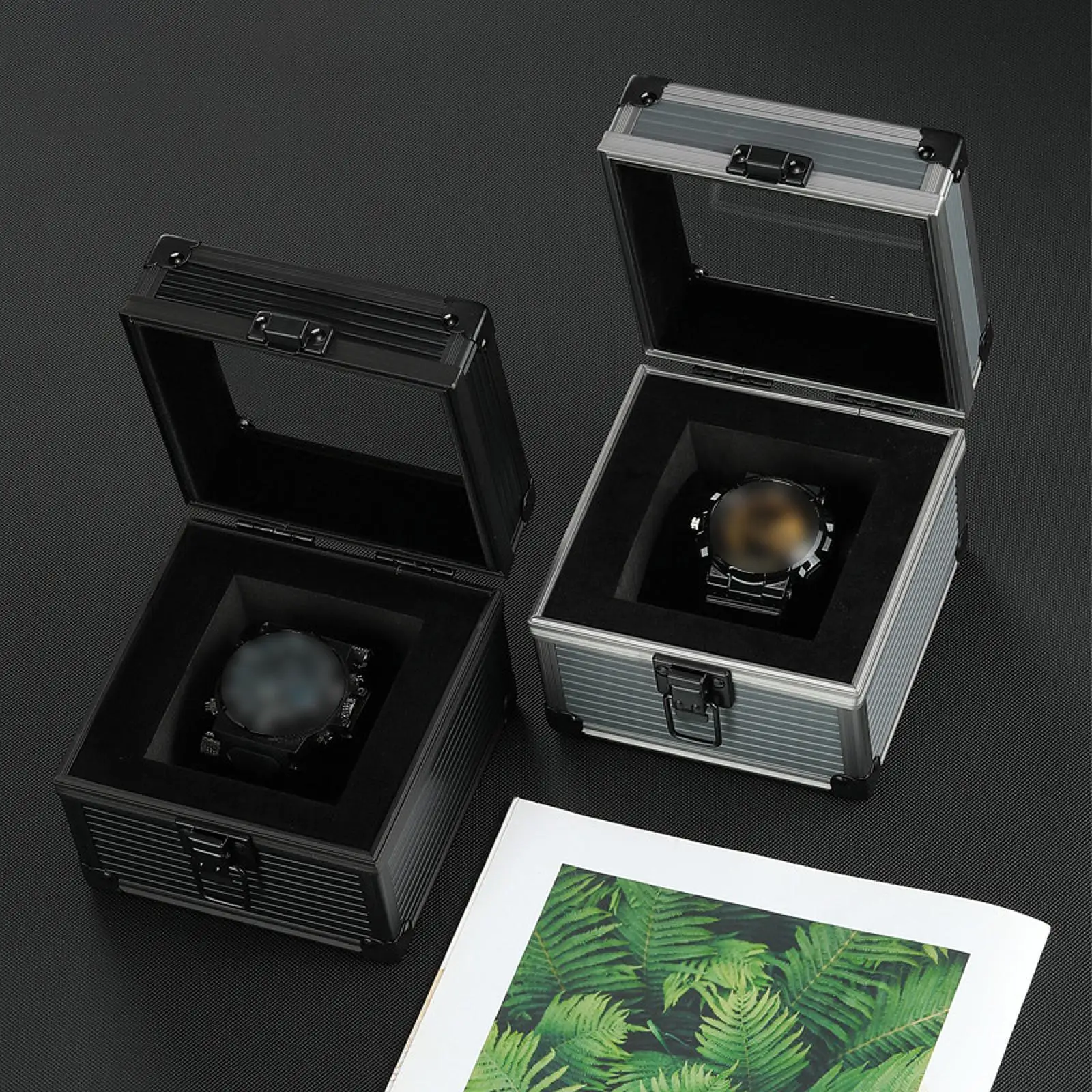 Luxury Single Watch Box - Elegant Travel Case & Storage Holder for Memento & Anniversary Gifts